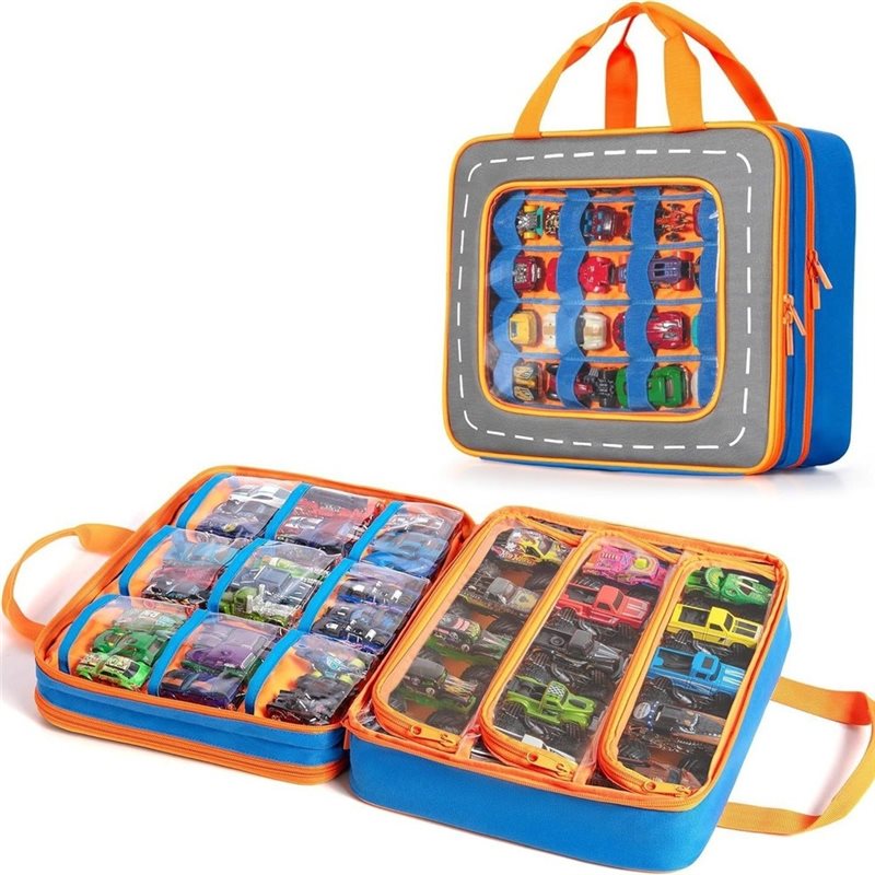 Hot Wheels Car Monster Trucks - WOWFU- Truck Storage Case With 66