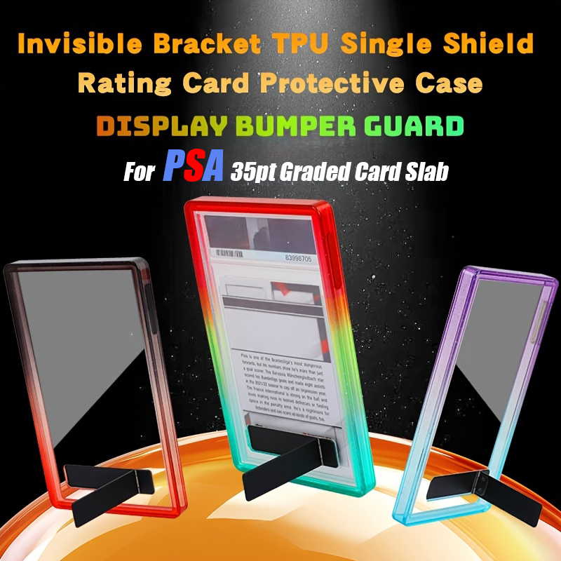 Graded Card Display - Gradient Glitter TPU Slab Bumper Guard