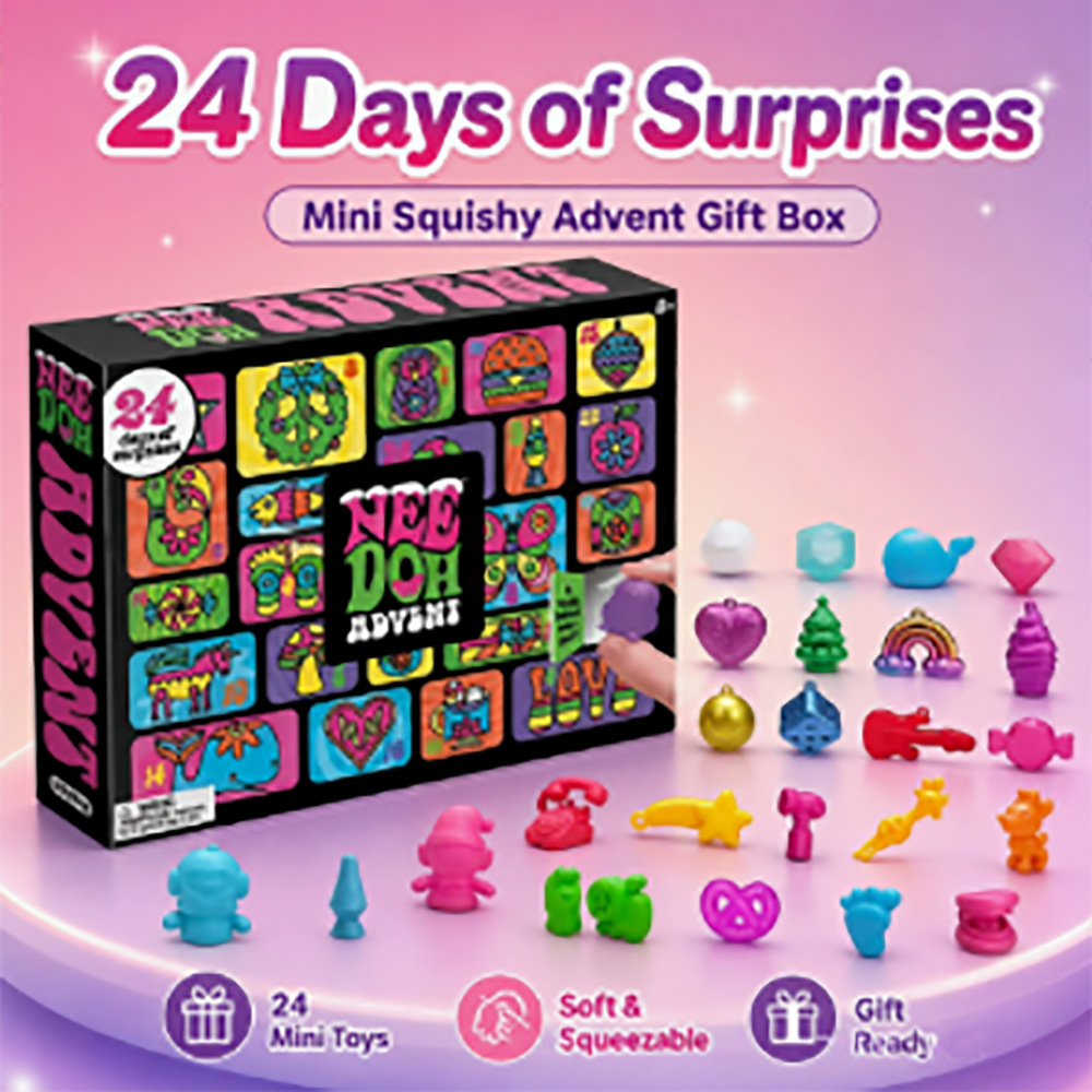 Needoh Advent Calendar 24 Days - Mystery Box Blind Bag recension och pris