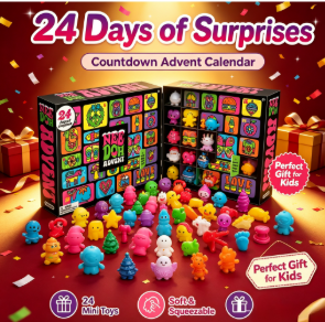 Needoh Advent Calendar 24 Days - Mystery Box Blind Bag recension och pris