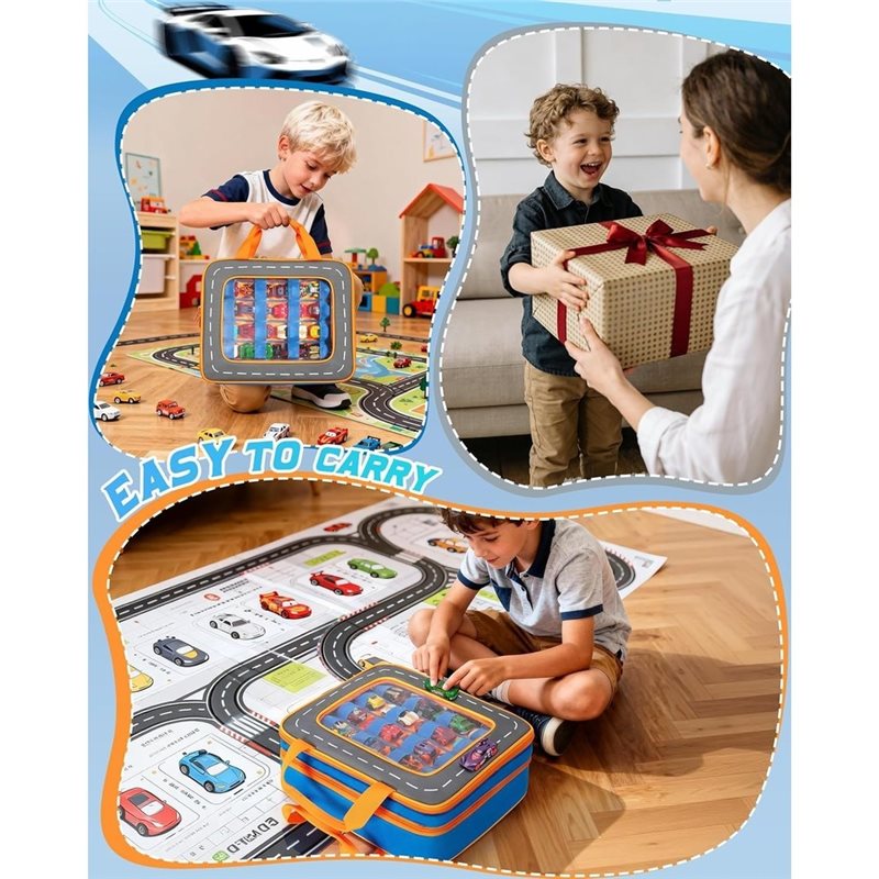 WOWFU- Truck Storage Case With - Hot Wheels Car Monster Trucks recension och pris