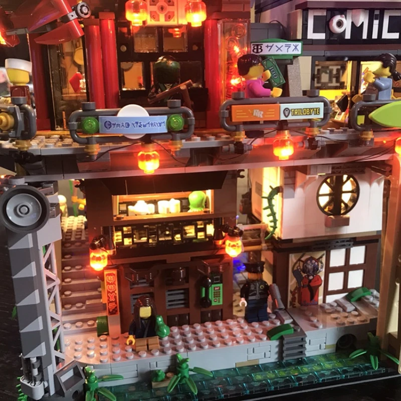 No Building Blocks Lamp Lighti - Lego Set City recension och pris