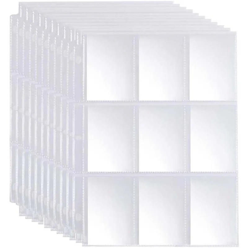 50pcs 9 Pocket Trading Gaming  - Trading Card Binder recension och pris