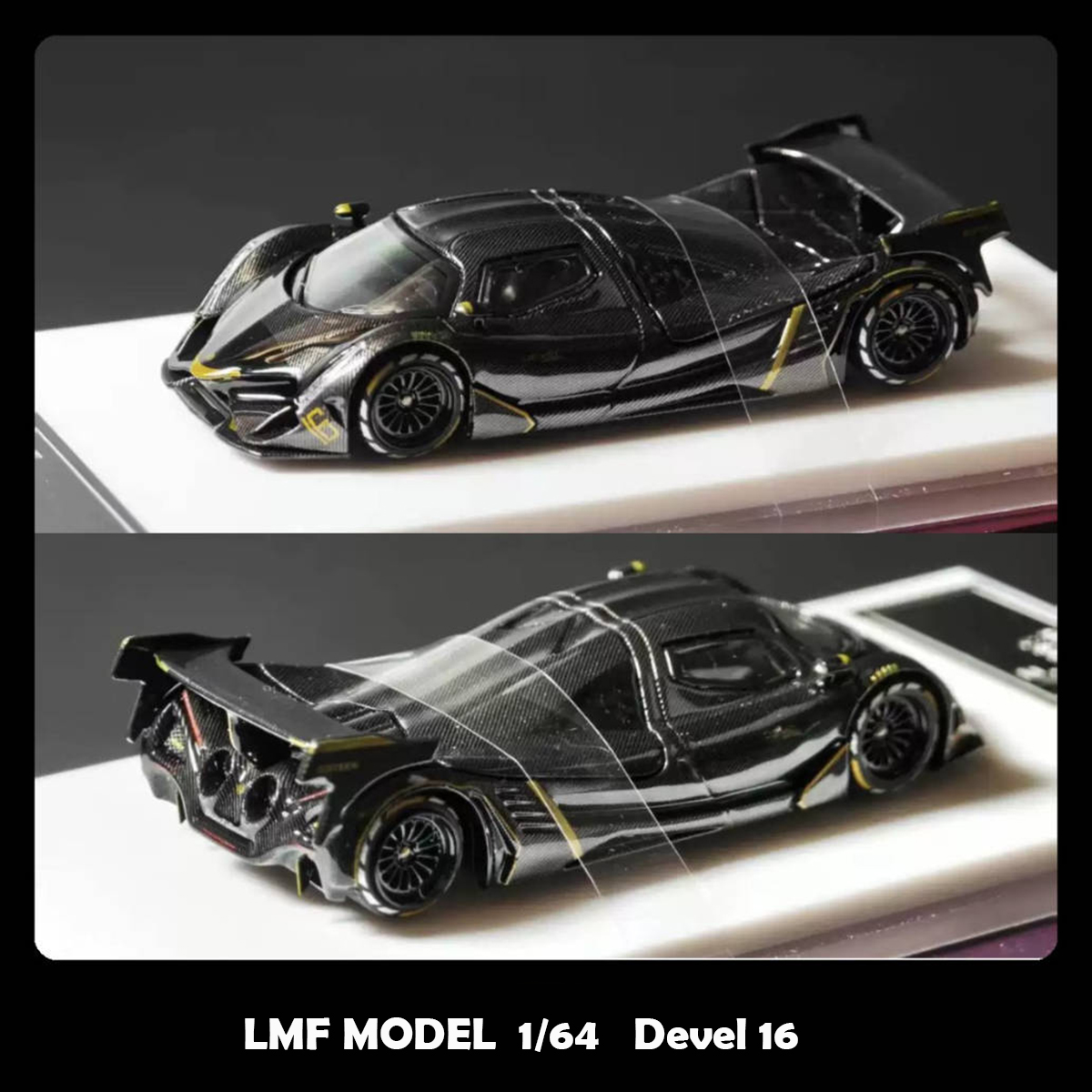 LMF Model 1:64 Devel 16 Hyperc - Die Cast Car 1 64 recension och pris