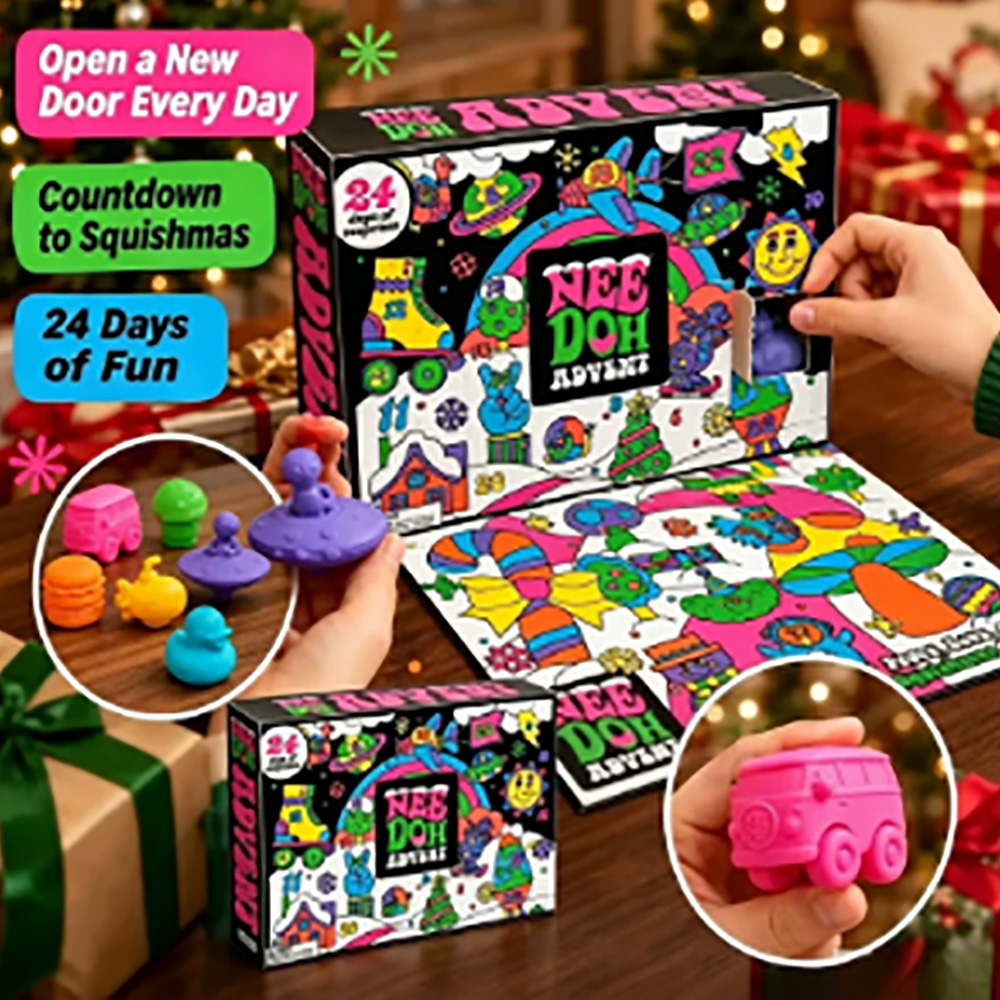 24Pcs Nee‑Doh Squish Fidget Ad - Mystery Box Blind Bag recension och pris