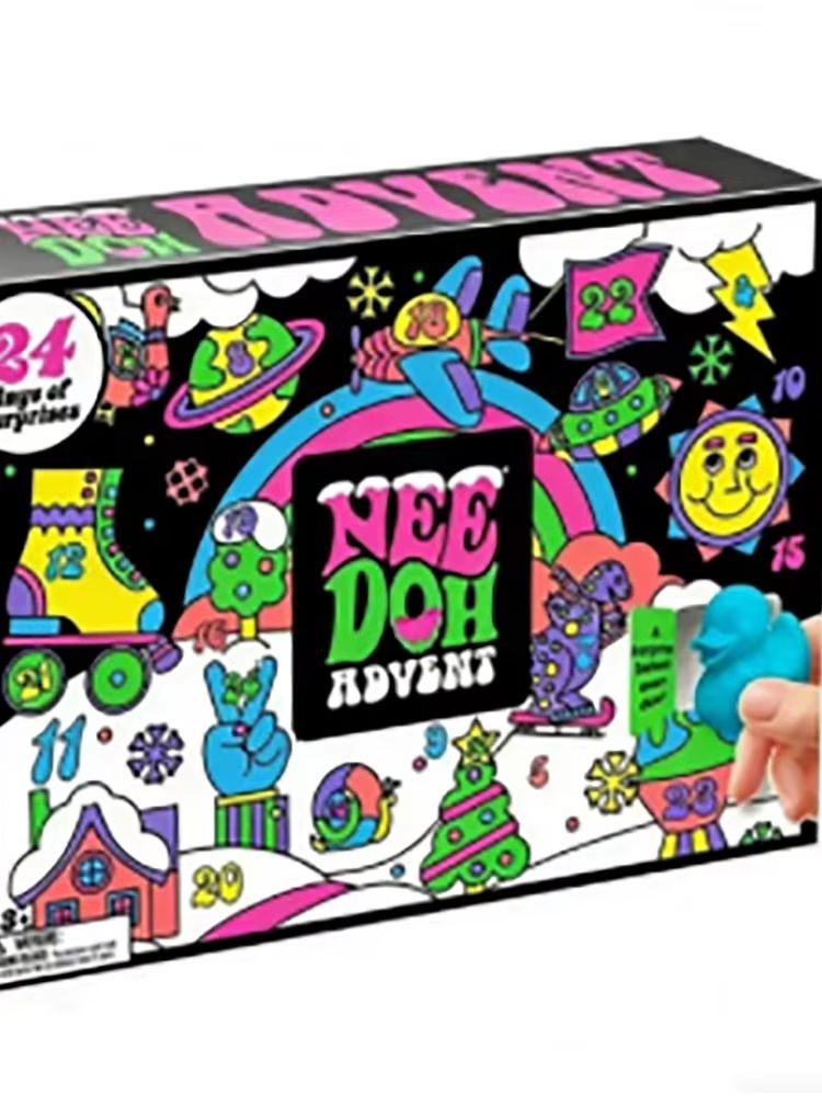 24Pcs Nee‑Doh Squish Fidget Ad - Mystery Box Blind Bag recension och pris
