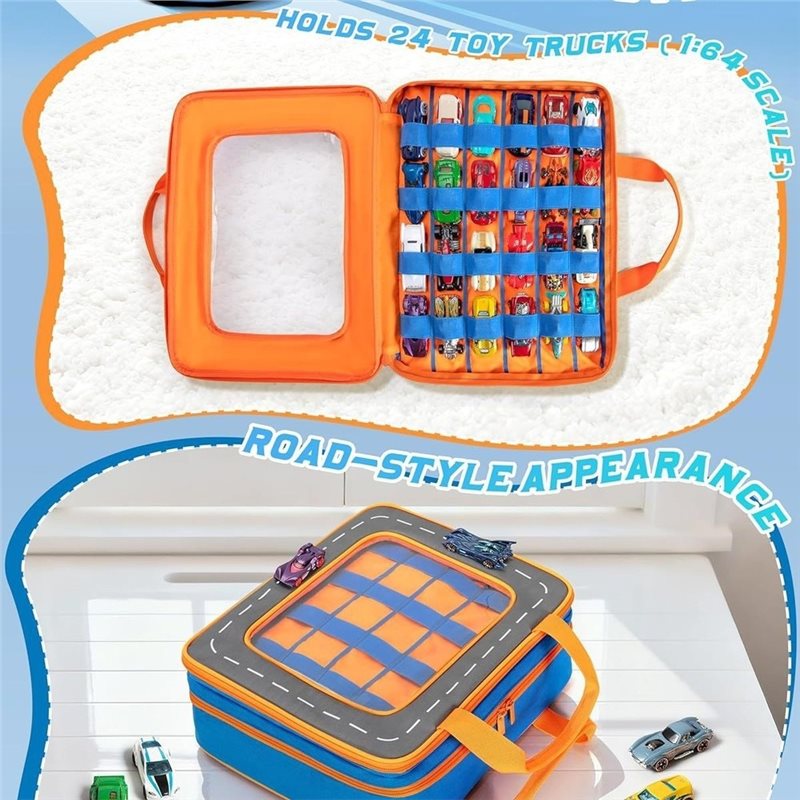 MACH- Truck Storage Case With  - Hot Wheels Car Monster Trucks recension och pris