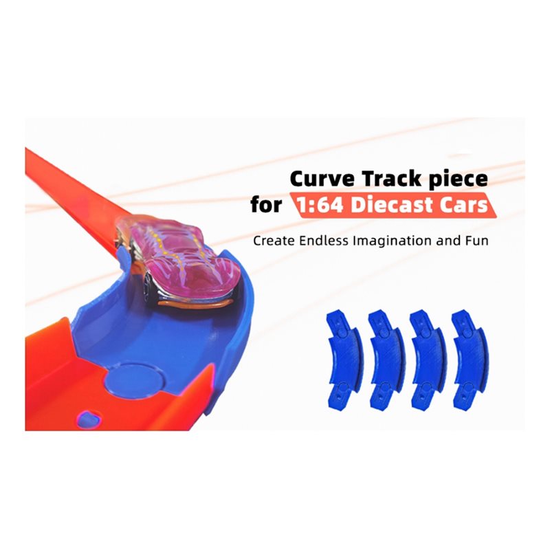 AINY-For 1:64 Vehicle For 4Pcs - Hot Wheels Car Track Sets recension och pris