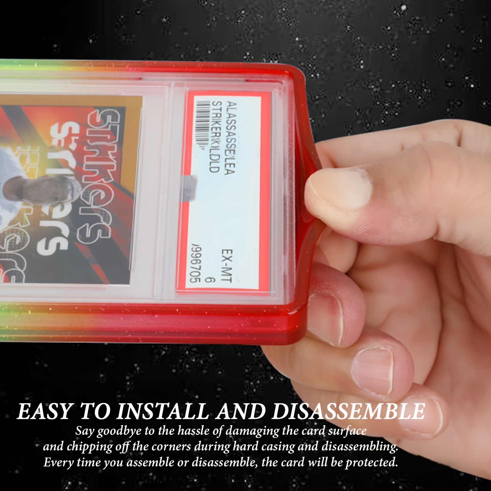 Gradient Glitter TPU Slab Bump - Graded Card Display recension och pris