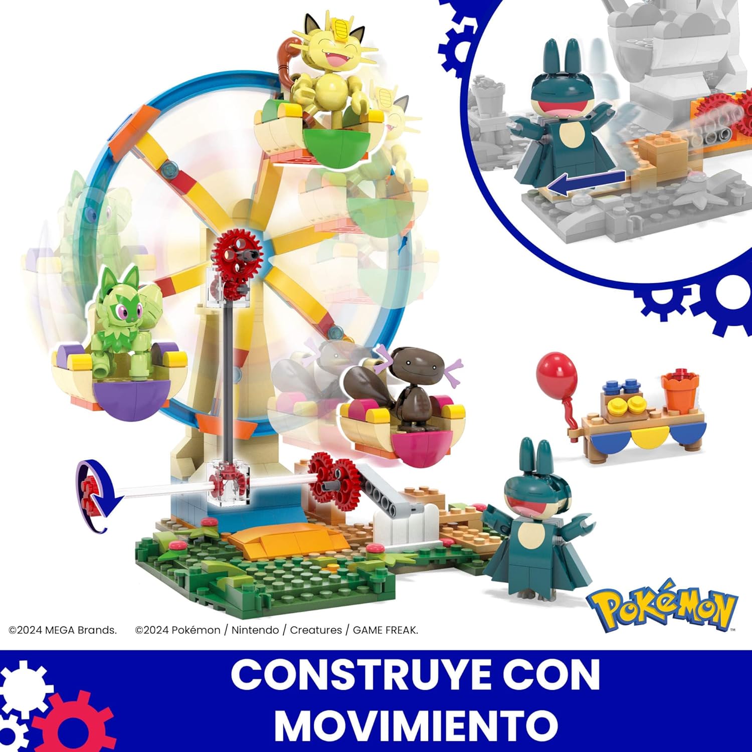 MEGA Pokémon Fun on the Ferris - Lego Set Technic recension och pris